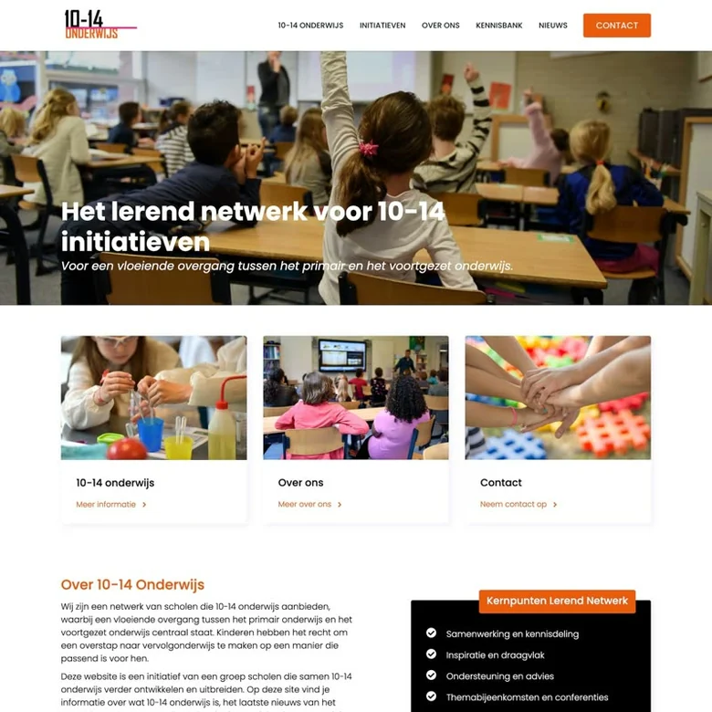 Website van 1014 Onderwijs
