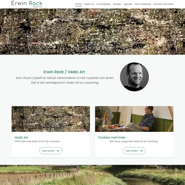 De website van Erwin Rack