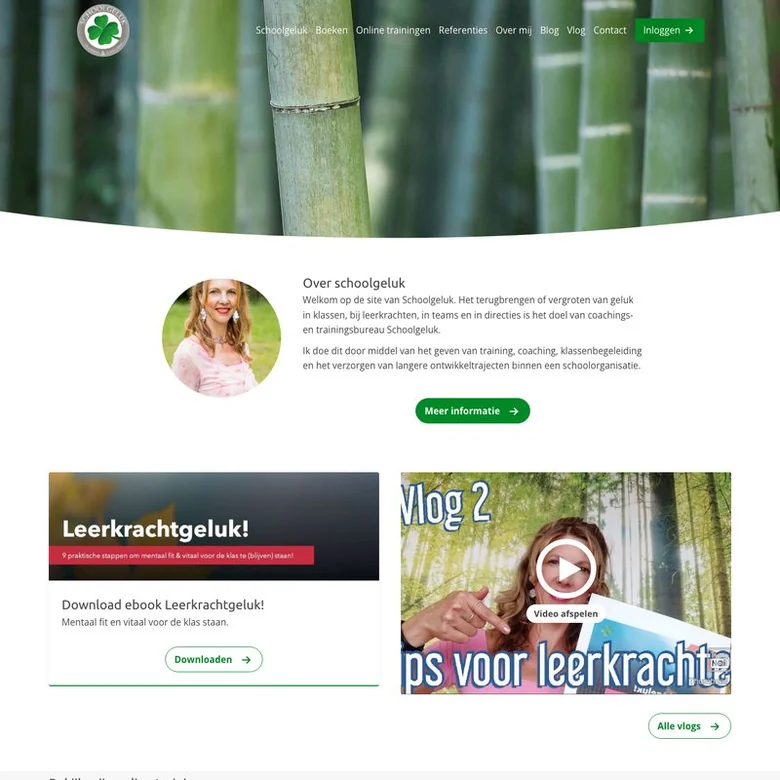 Website van Schoolgeluk