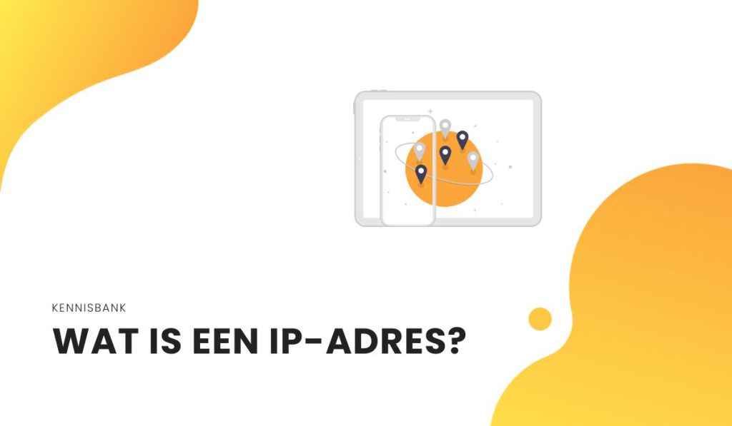 Illustratie van IP adressen op verschillende apparaten