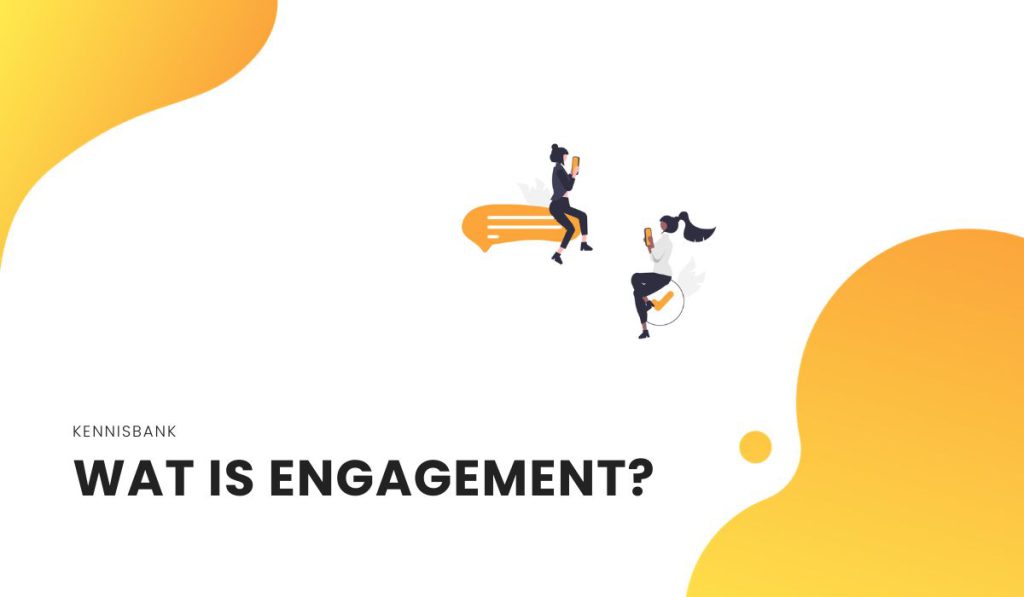 Illustratie van online engagement